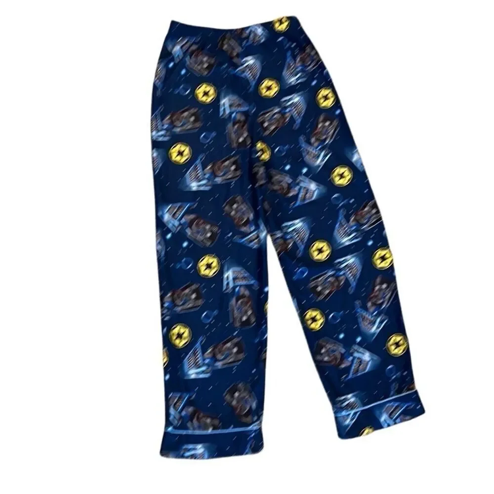 Space PJ Pajama Youth Medium Pants Elastic Waist